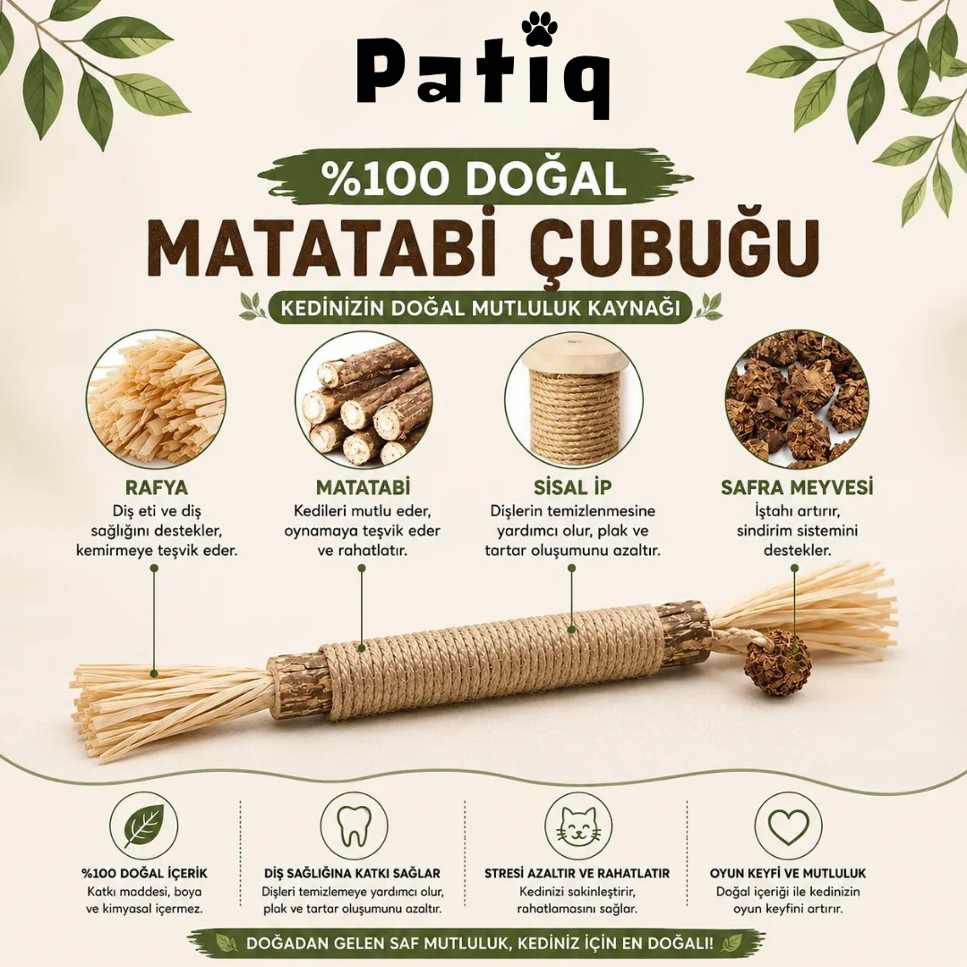 Patiq Doğal Matatabi Sticks