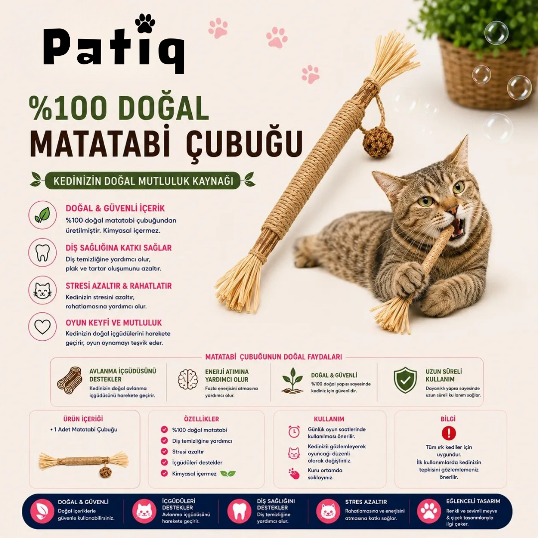 Patiq Doğal Matatabi Sticks